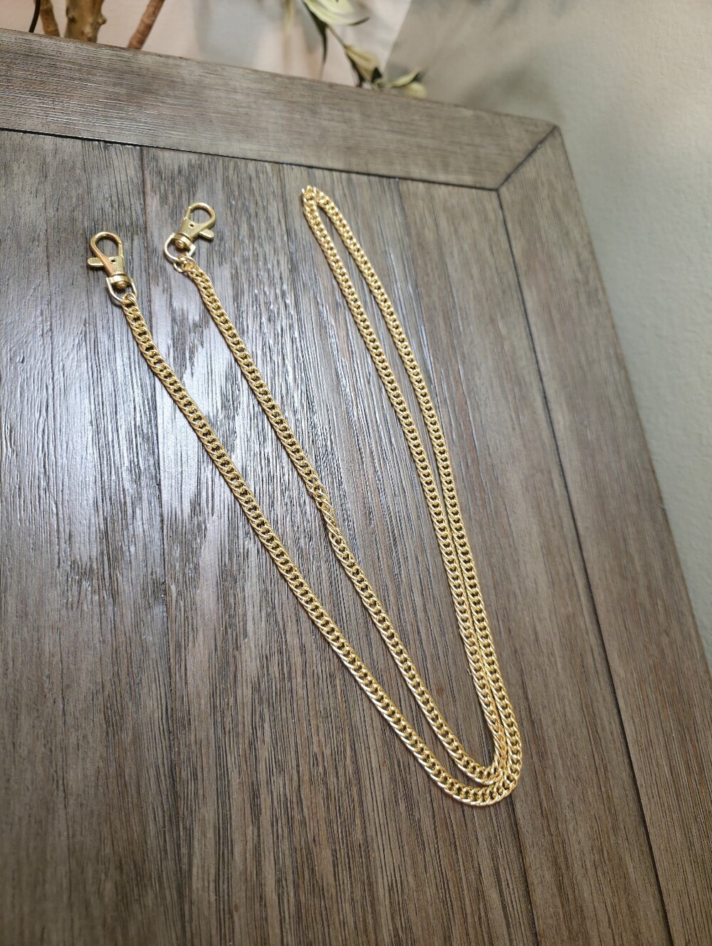 Gold Chain Cross Body Strap